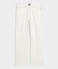 Western Jean in White