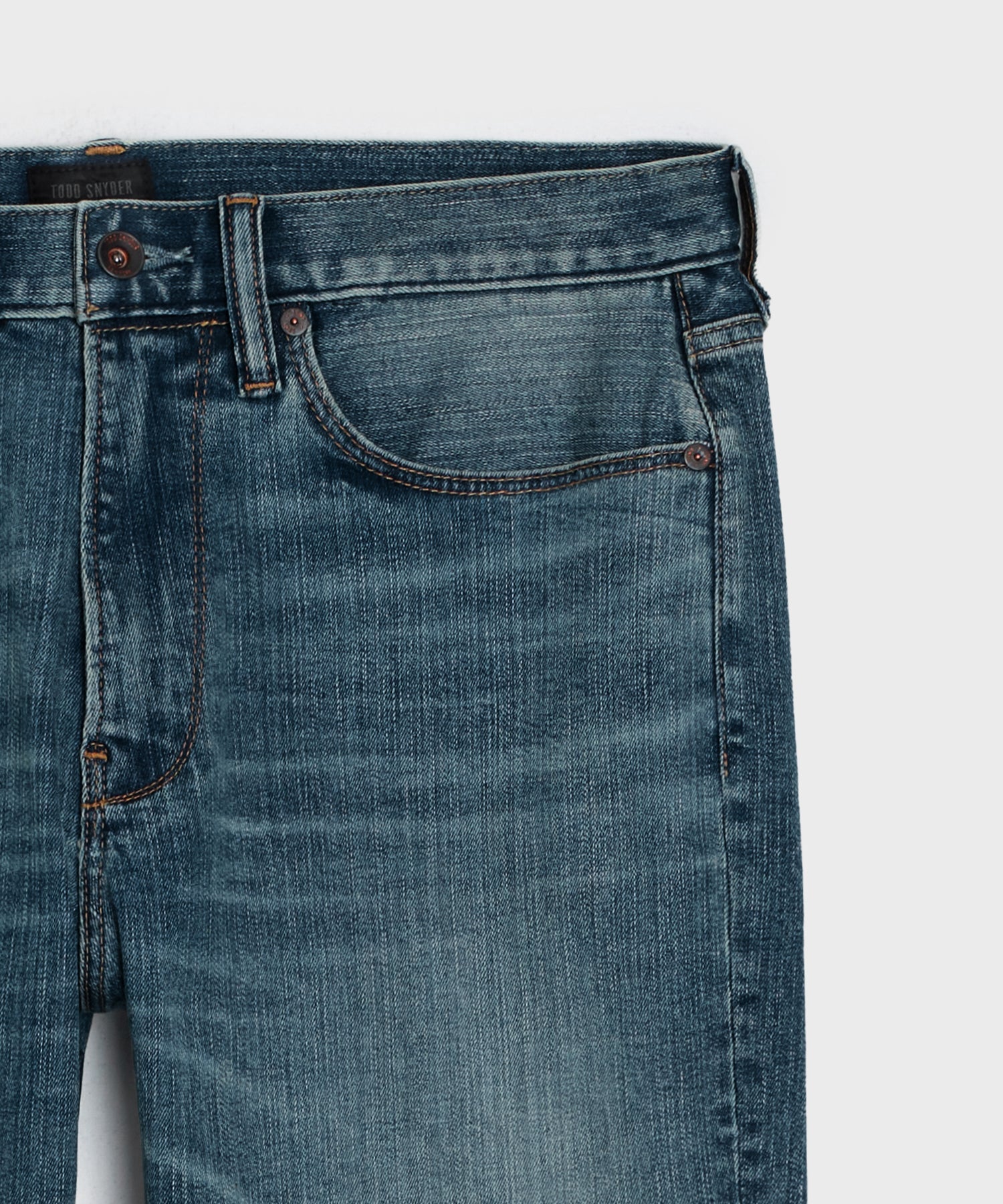 Western Jean in Medium Indigo