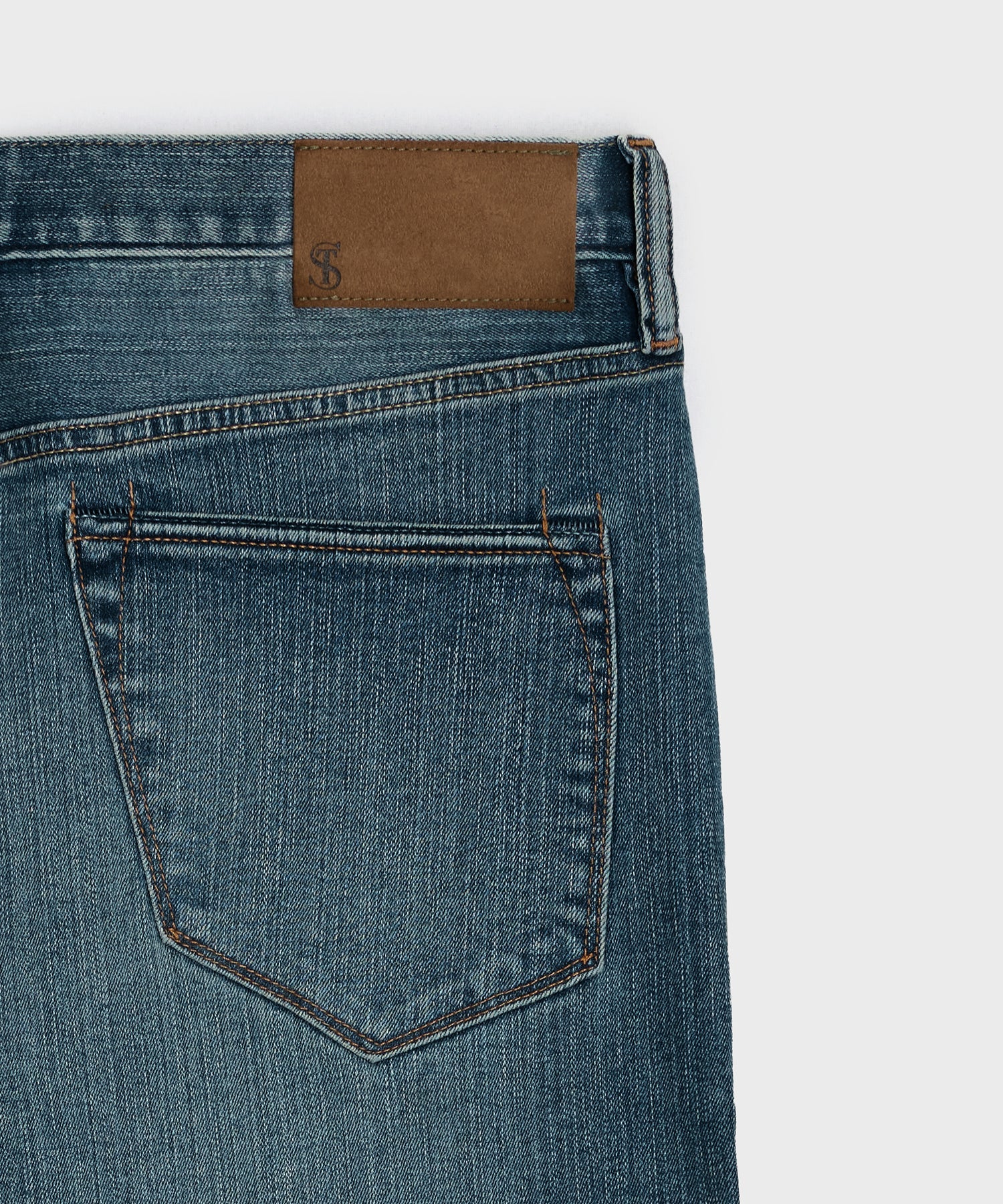 Western Jean in Medium Indigo