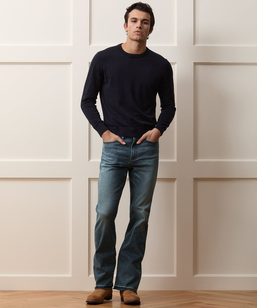 Western Jean in Medium Indigo