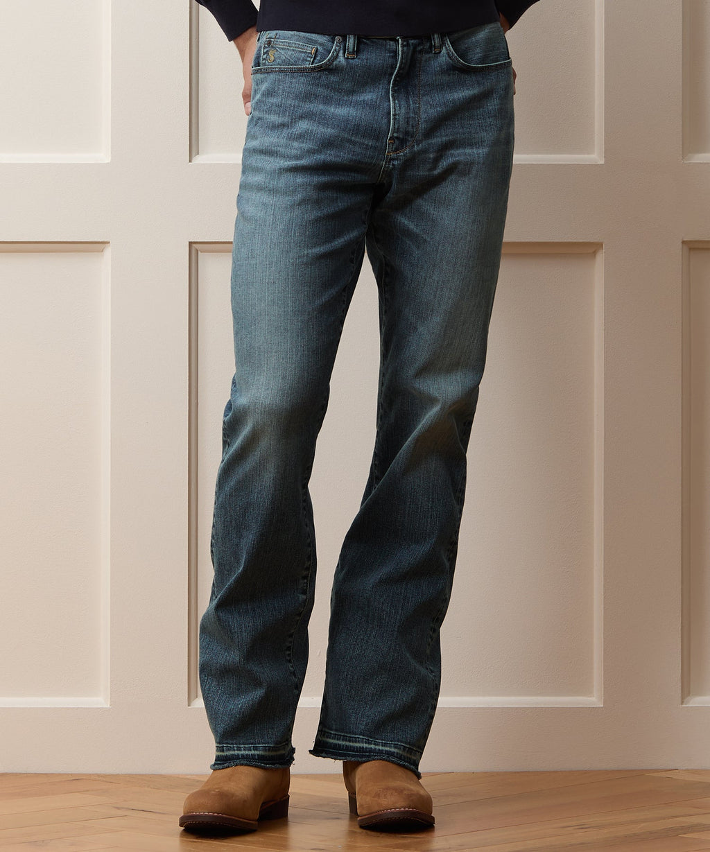 Western Jean in Medium Indigo