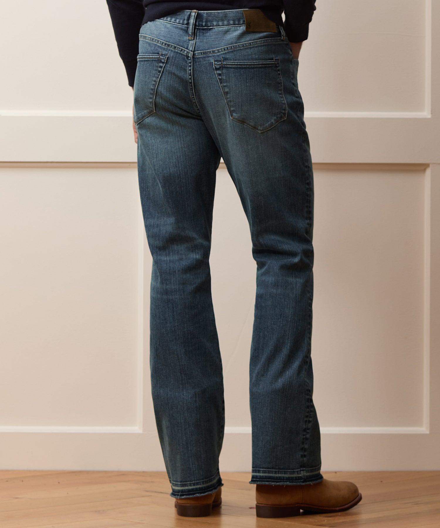 Western Jean in Medium Indigo
