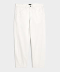 Relaxed Barrel Jean in White