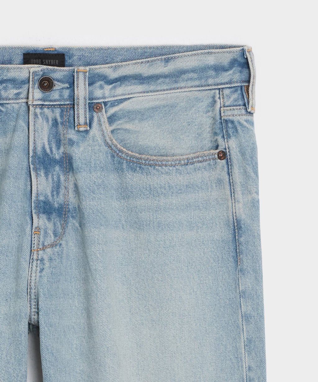 Straight Fit Jean In Bleachout