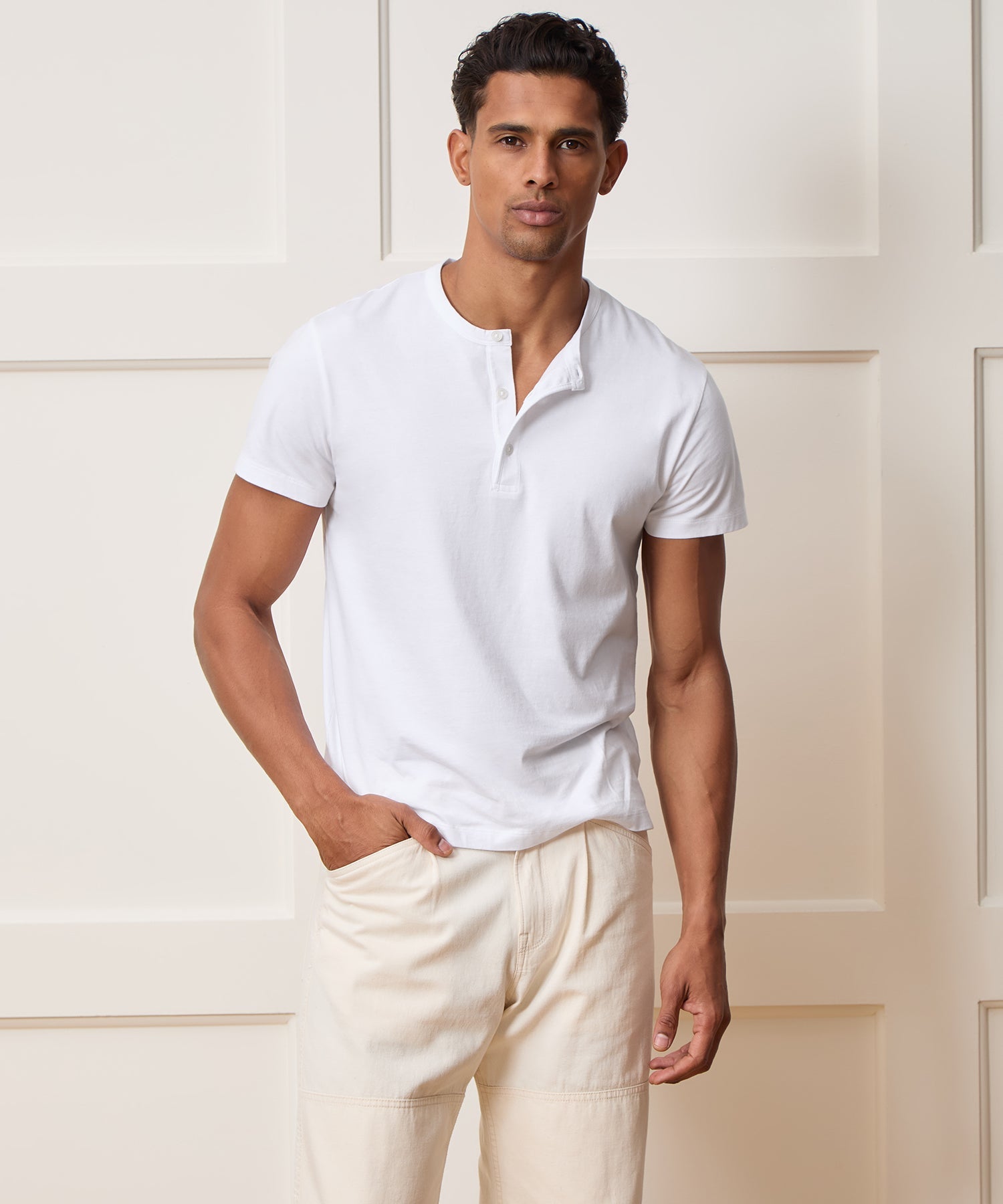 Premium Jersey Henley