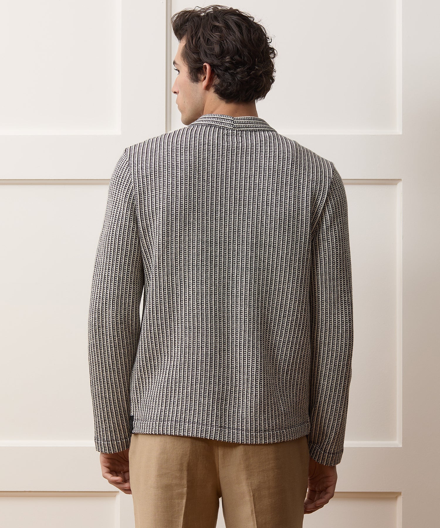 Ribbed Cotton Cardigan