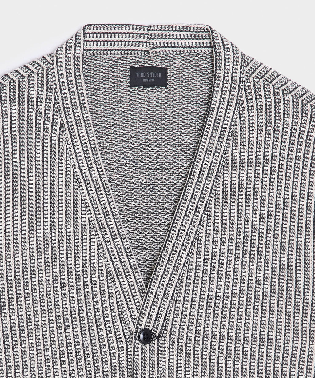 Ribbed Cotton Cardigan
