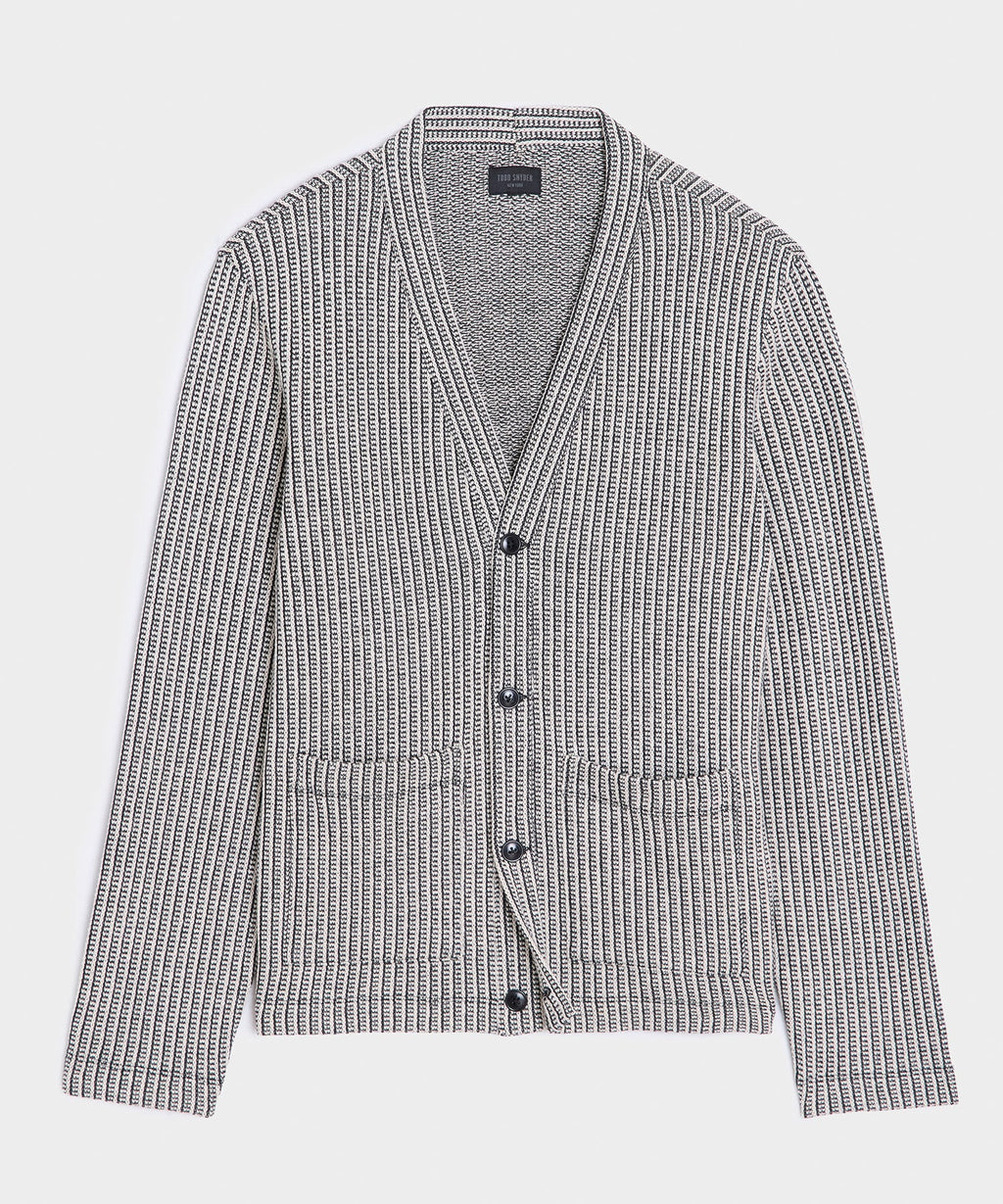 Ribbed Cotton Cardigan