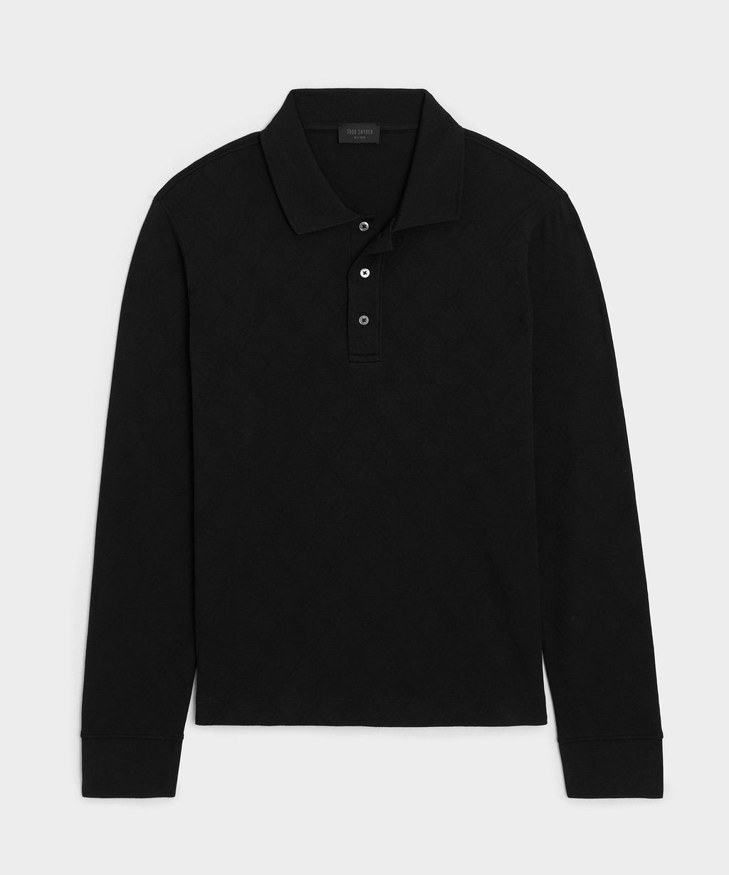 Cotton Jacquard Polo