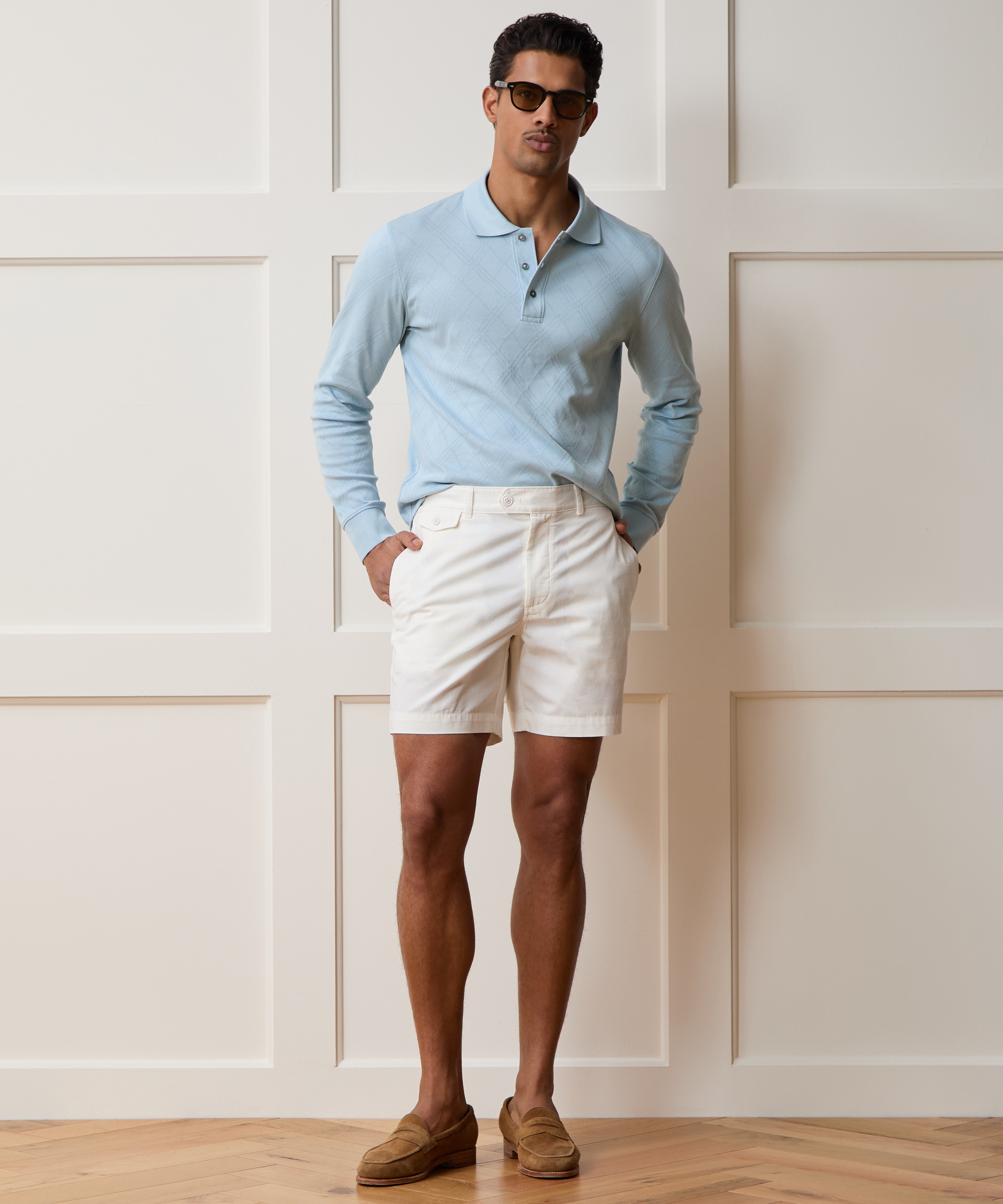 Cotton Jacquard Polo