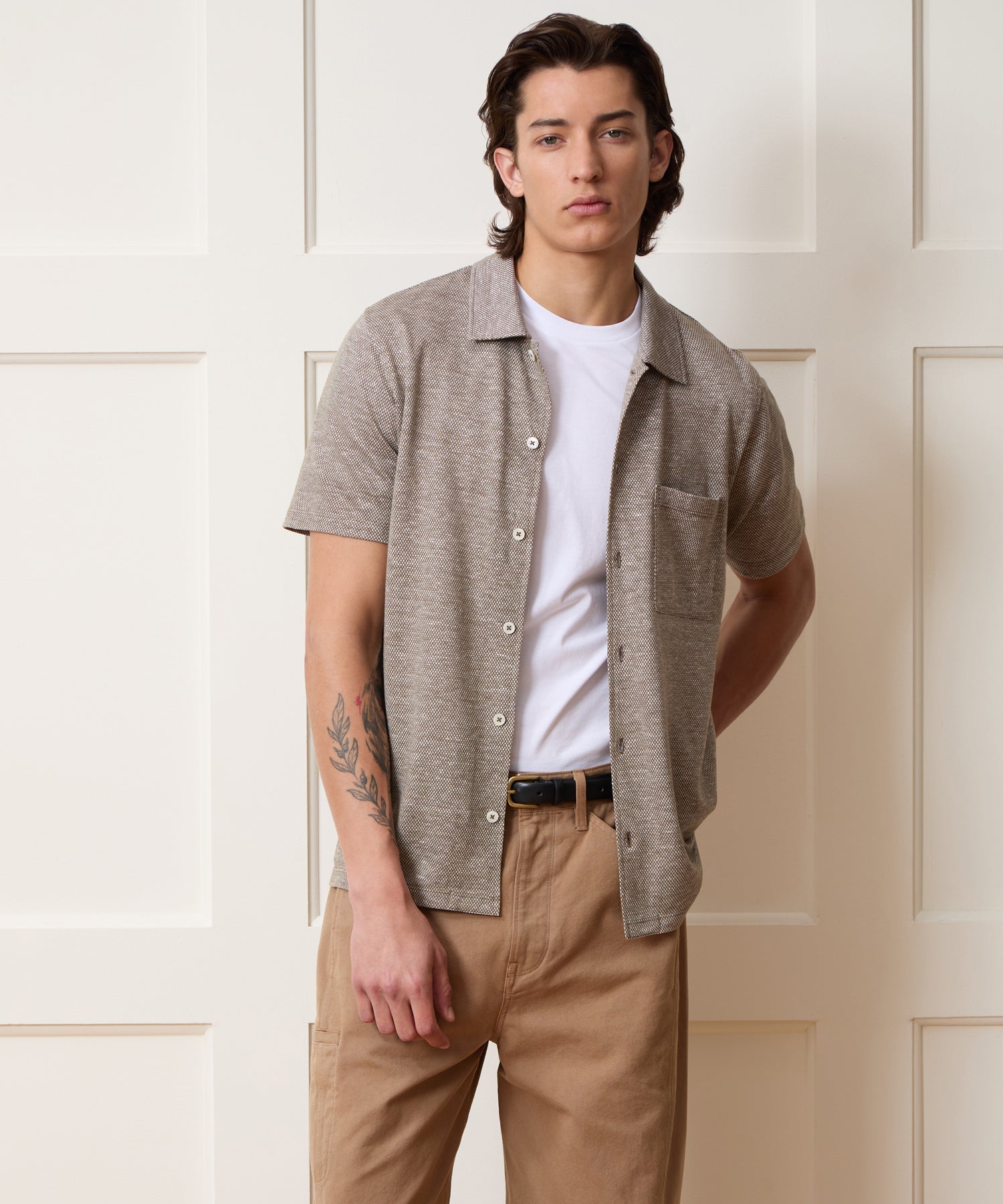 Cotton Jacquard Shirt