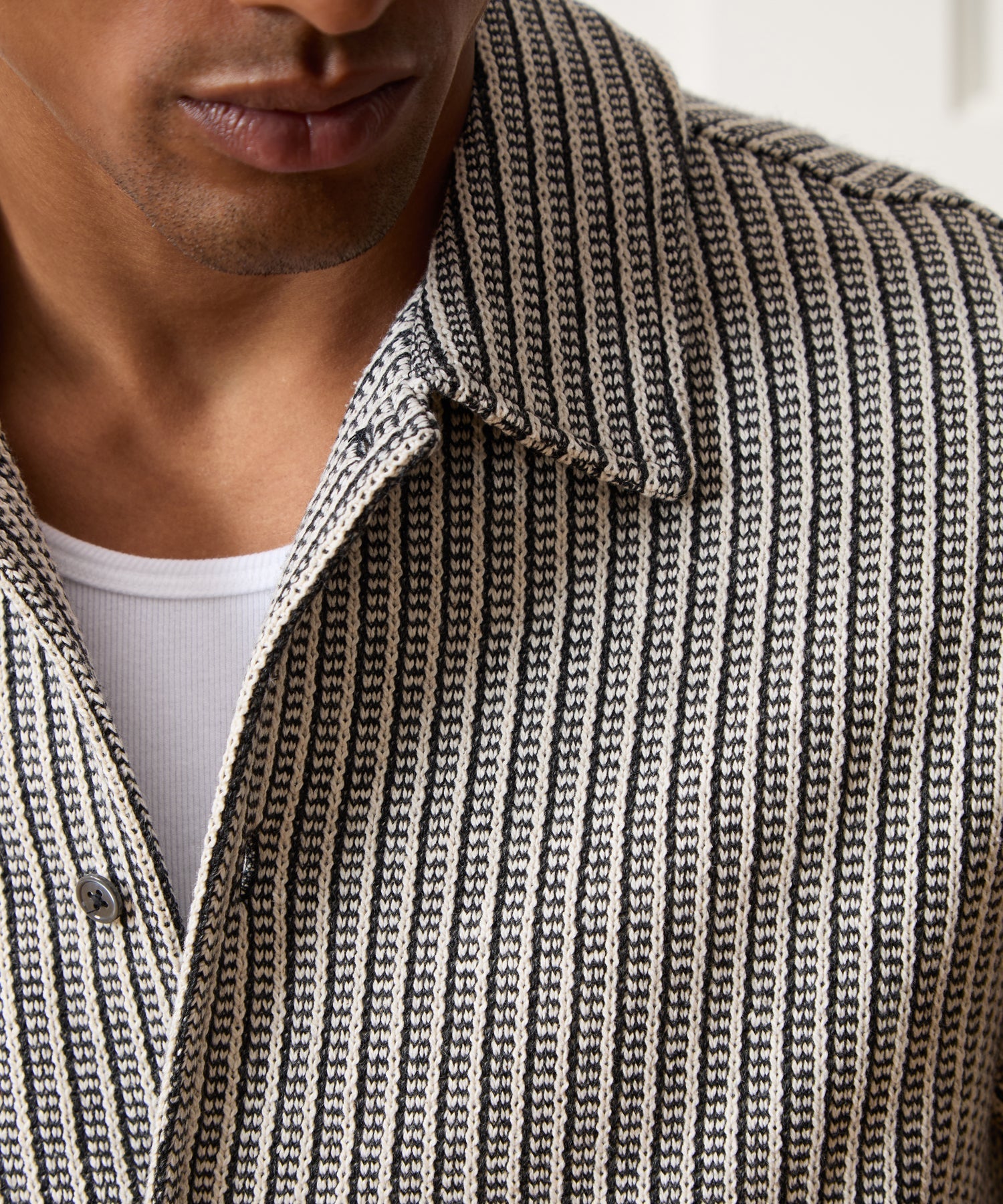 Ribbed Cotton Shirt