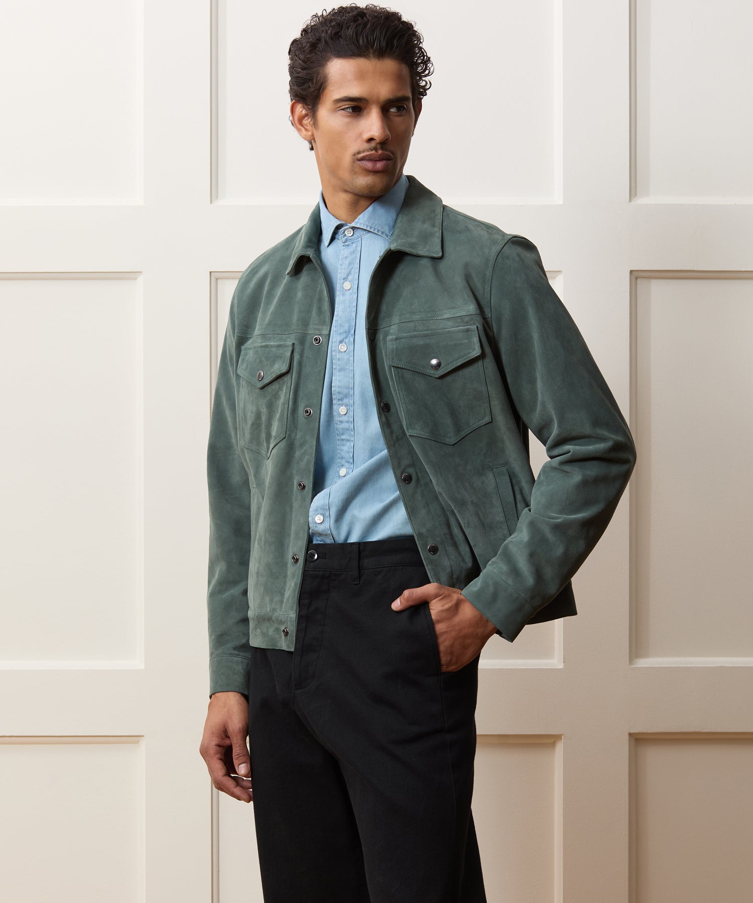 Italian Suede Dylan Jacket