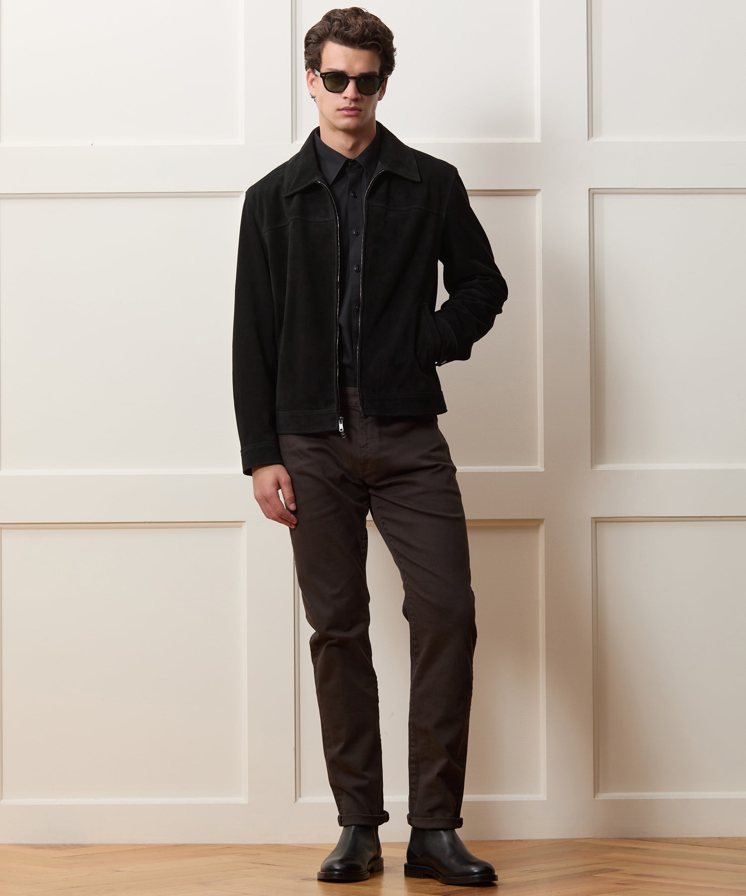 Italian Suede Grant Jacket