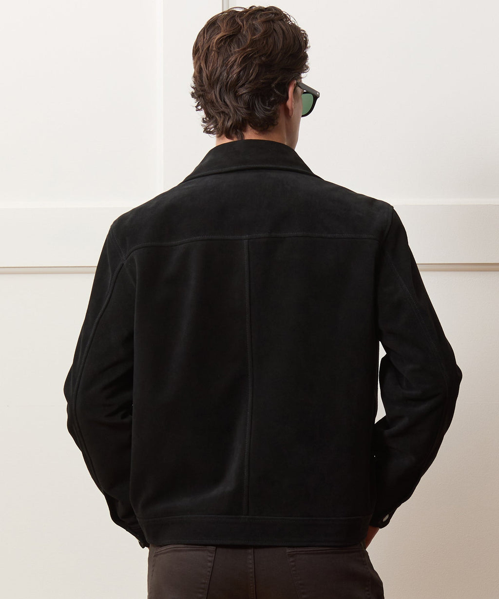 Italian Suede Grant Jacket