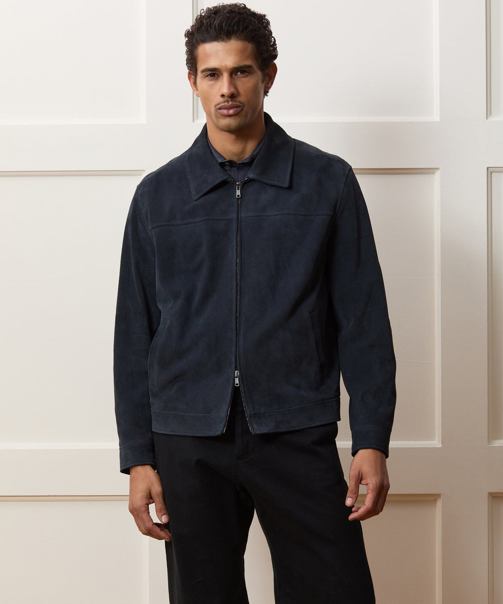 Italian Suede Grant Jacket
