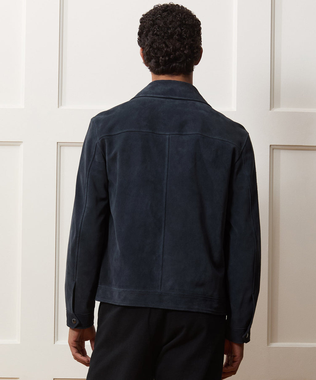 Italian Suede Grant Jacket