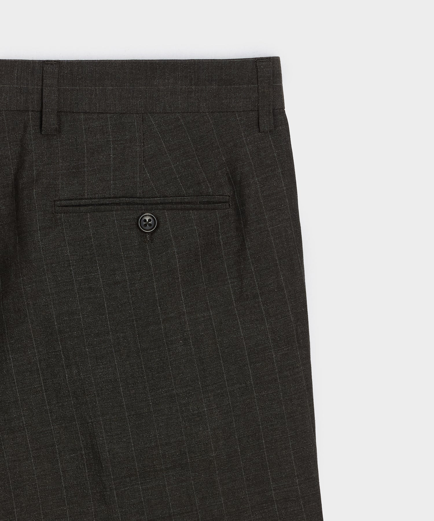 Italian Wool-Linen Pinstripe Wythe Trouser