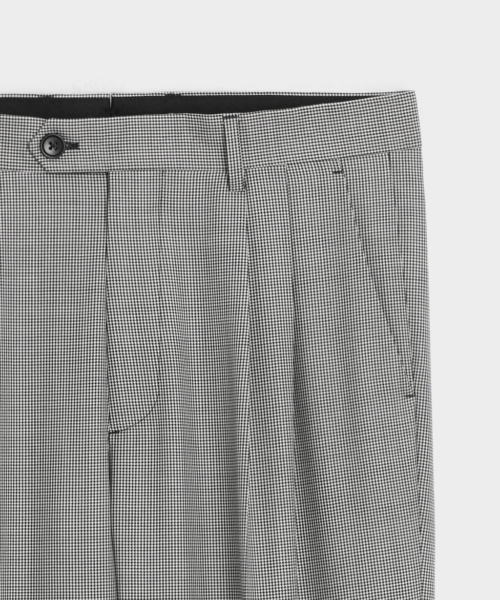 Italian Wool Houndstooth Wythe Trouser