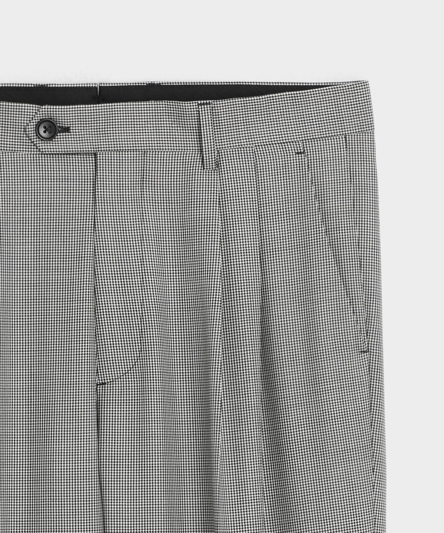 Italian Wool Houndstooth Wythe Trouser