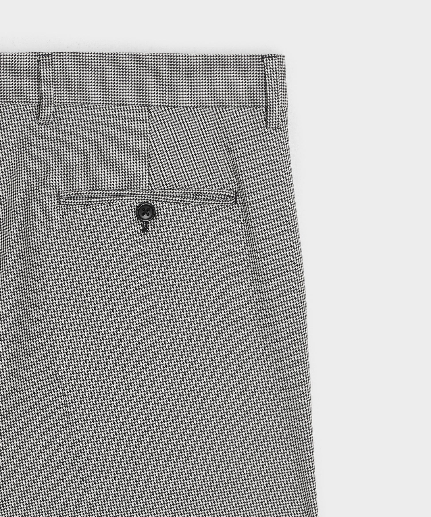Italian Wool Houndstooth Wythe Trouser