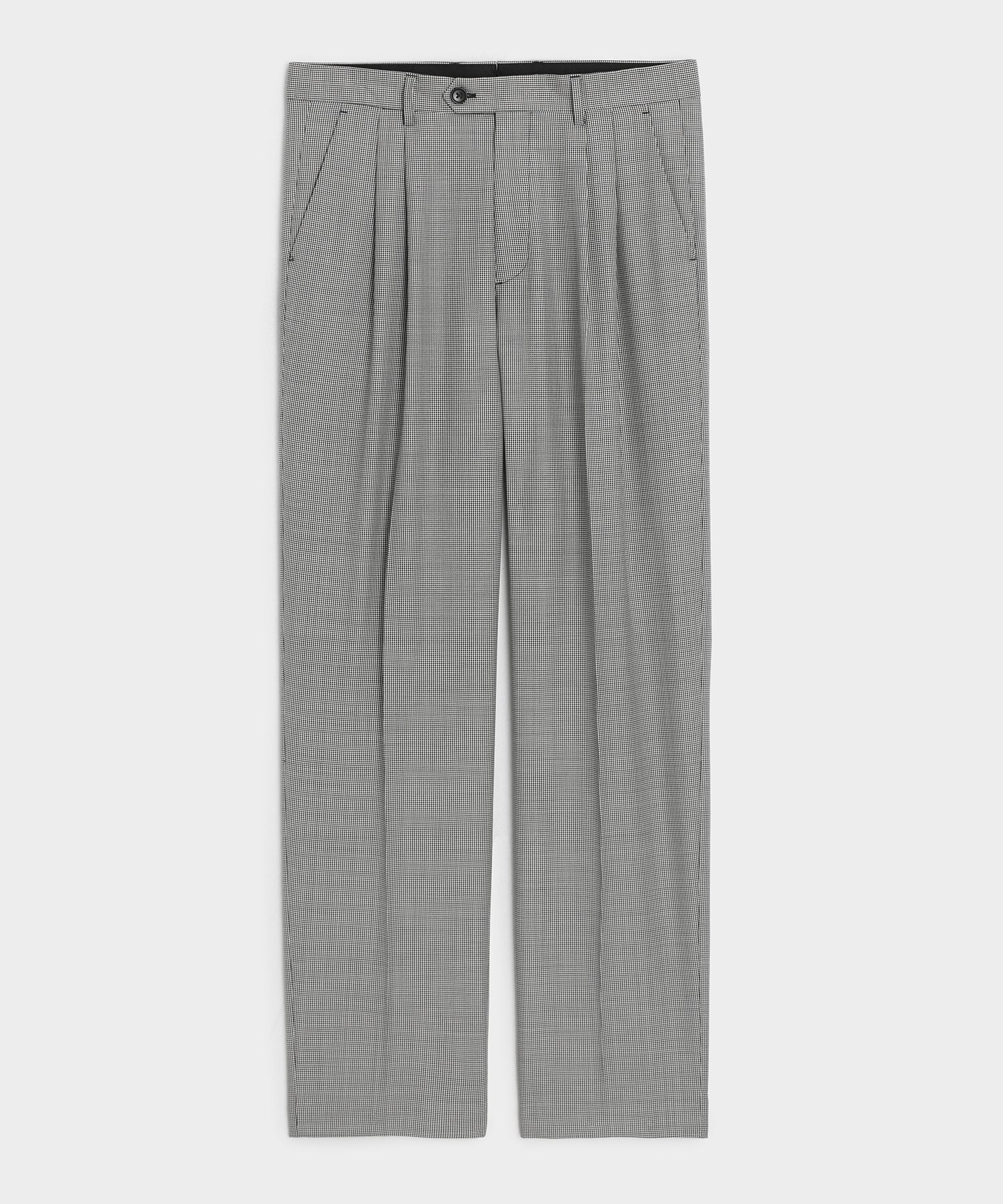 Italian Wool Houndstooth Wythe Trouser