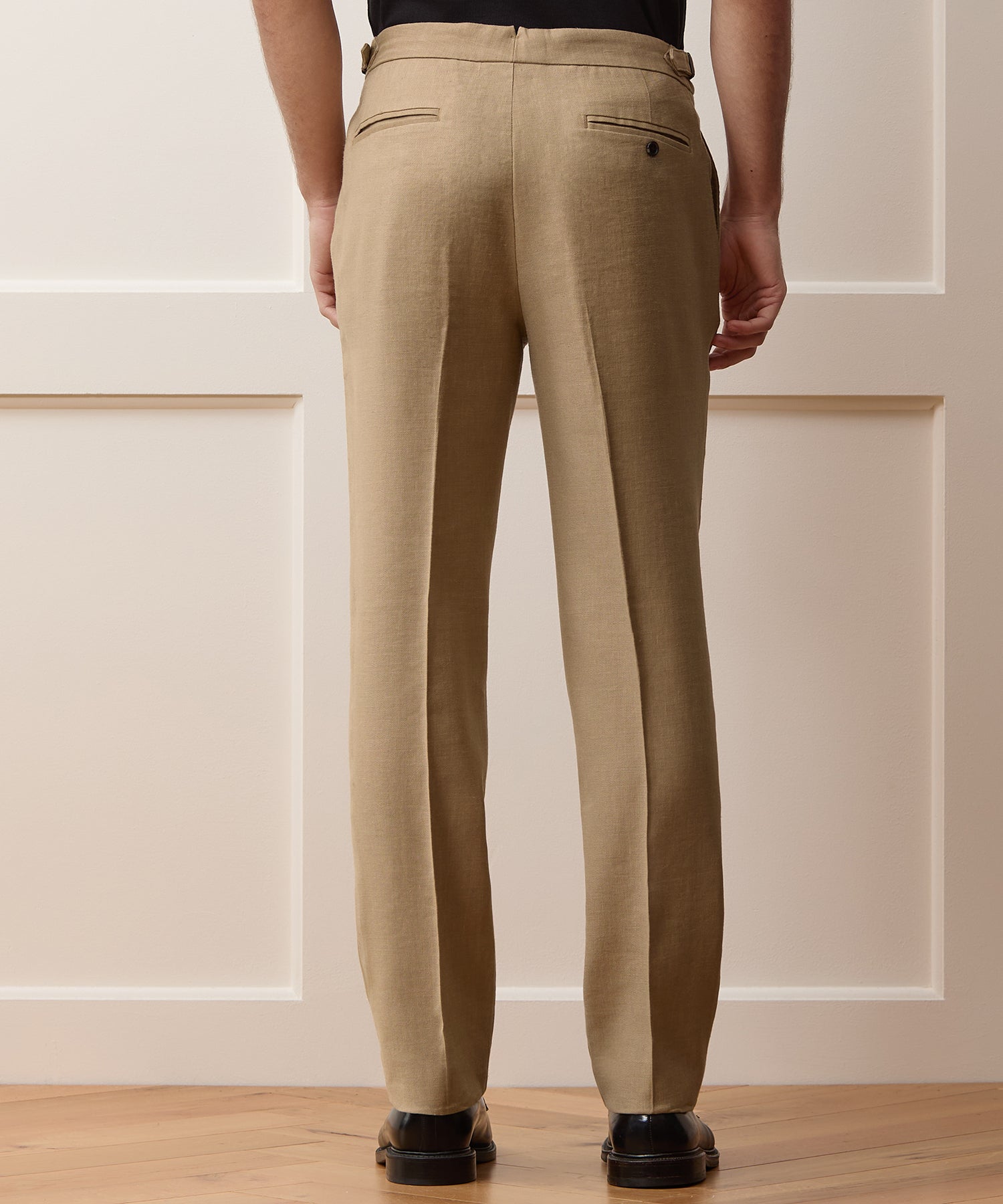Italian Linen Side Tab Trouser