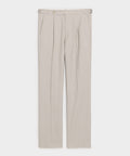 Italian Linen Side Tab Trouser