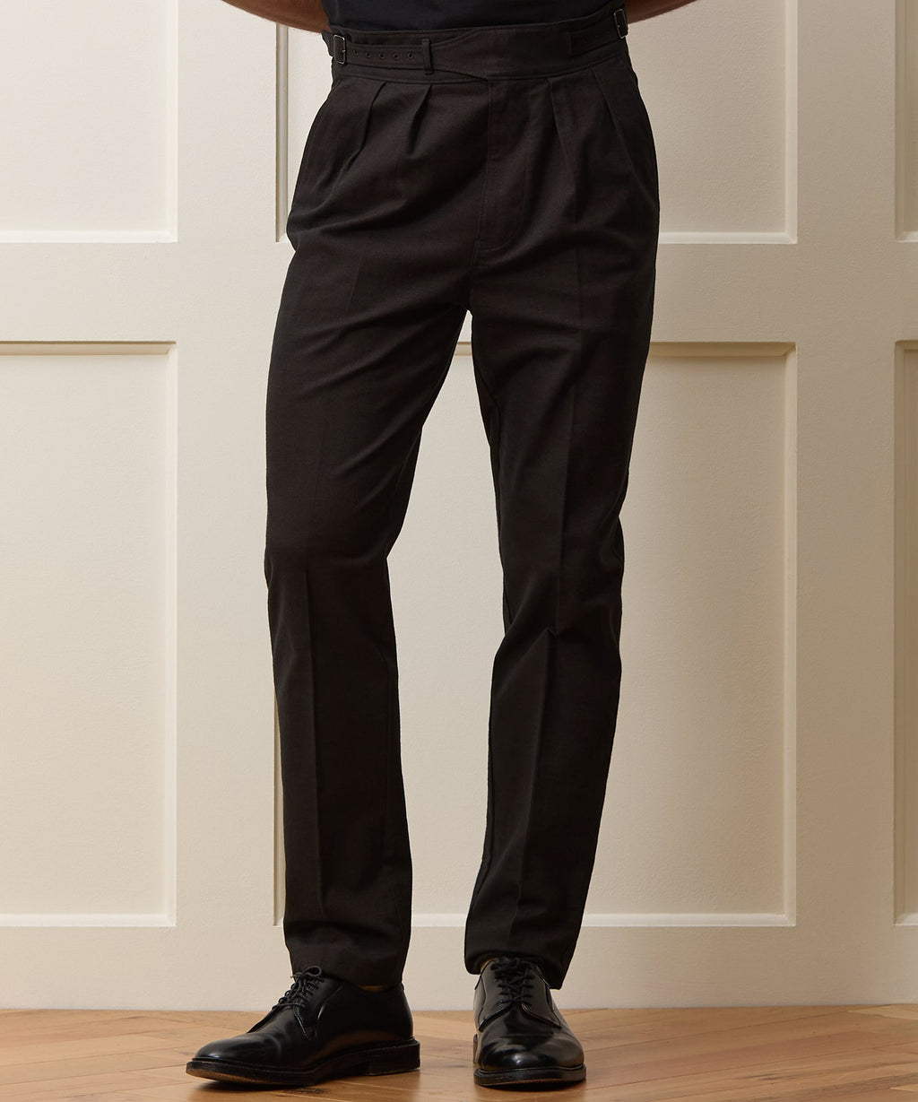 Italian Heathered Cotton Gurkha Trouser