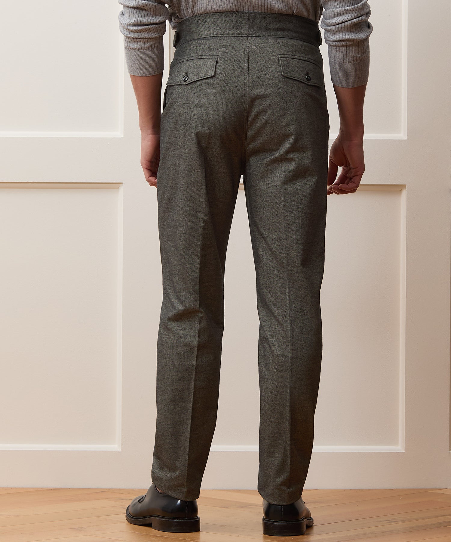Italian Heathered Cotton Gurkha Trouser