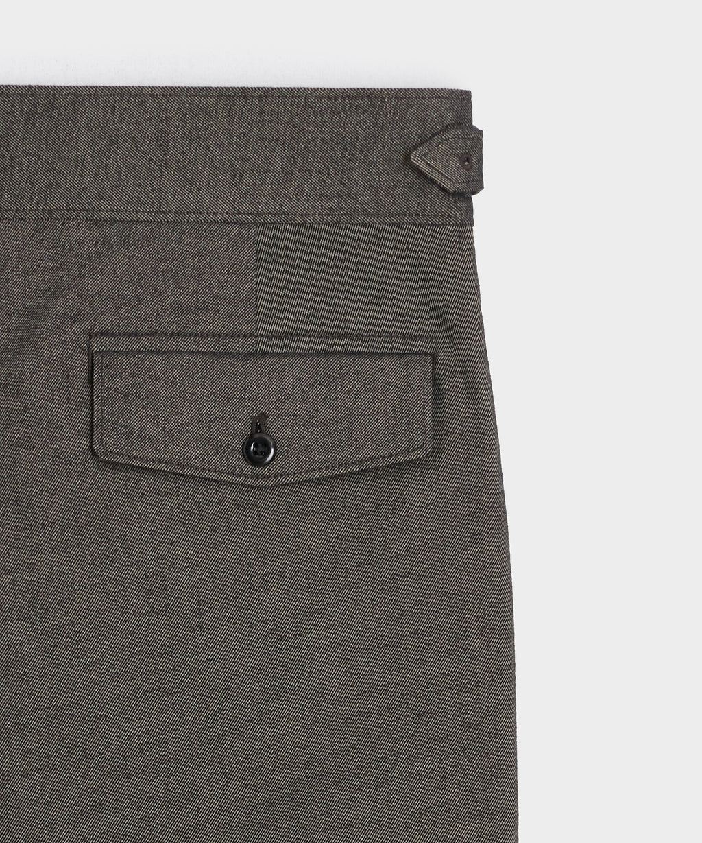 Italian Heathered Cotton Gurkha Trouser