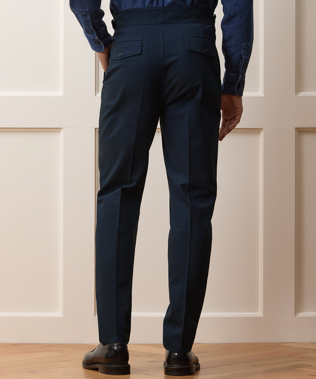 Italian Heathered Cotton Gurkha Trouser