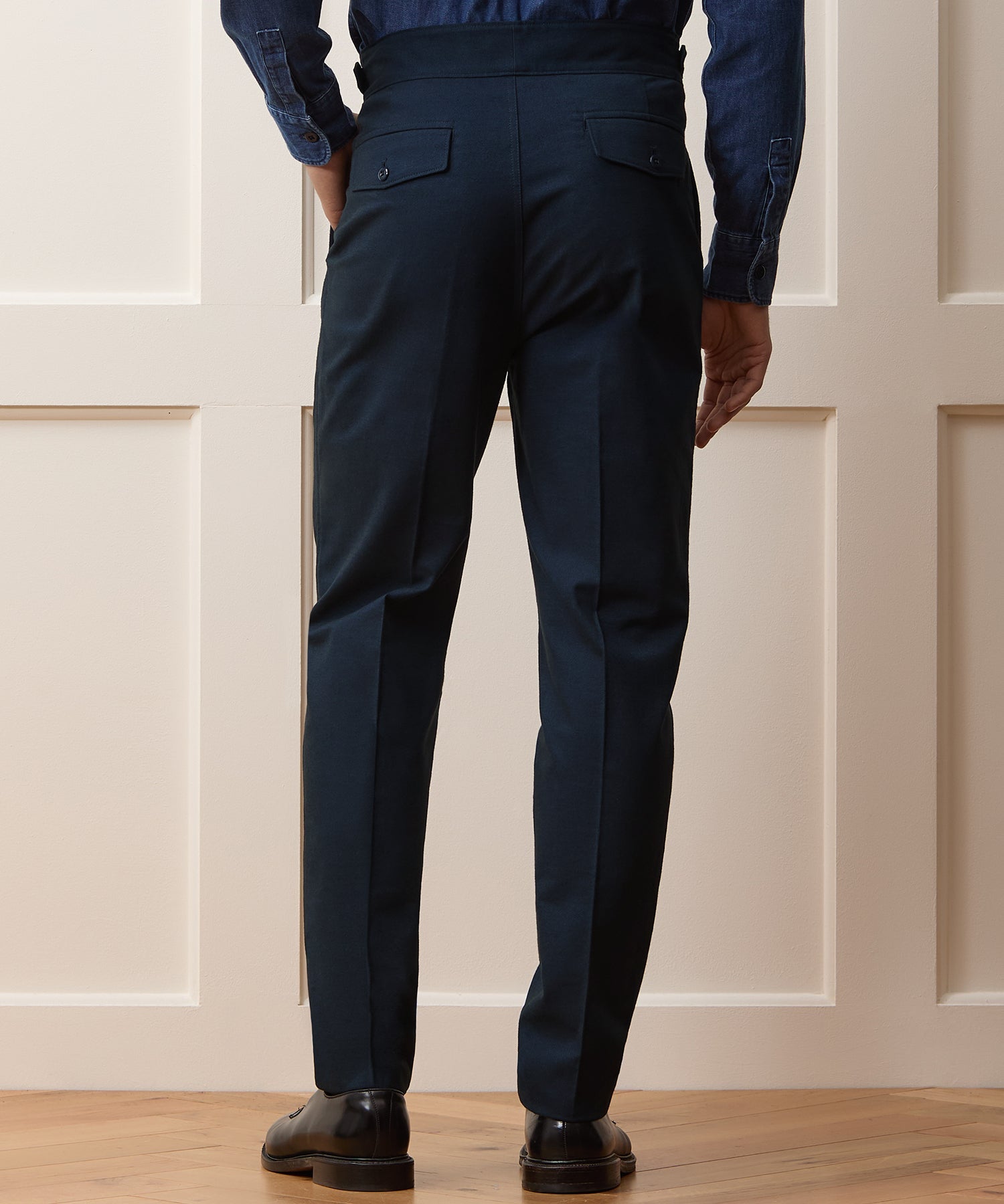 Italian Heathered Cotton Gurkha Trouser