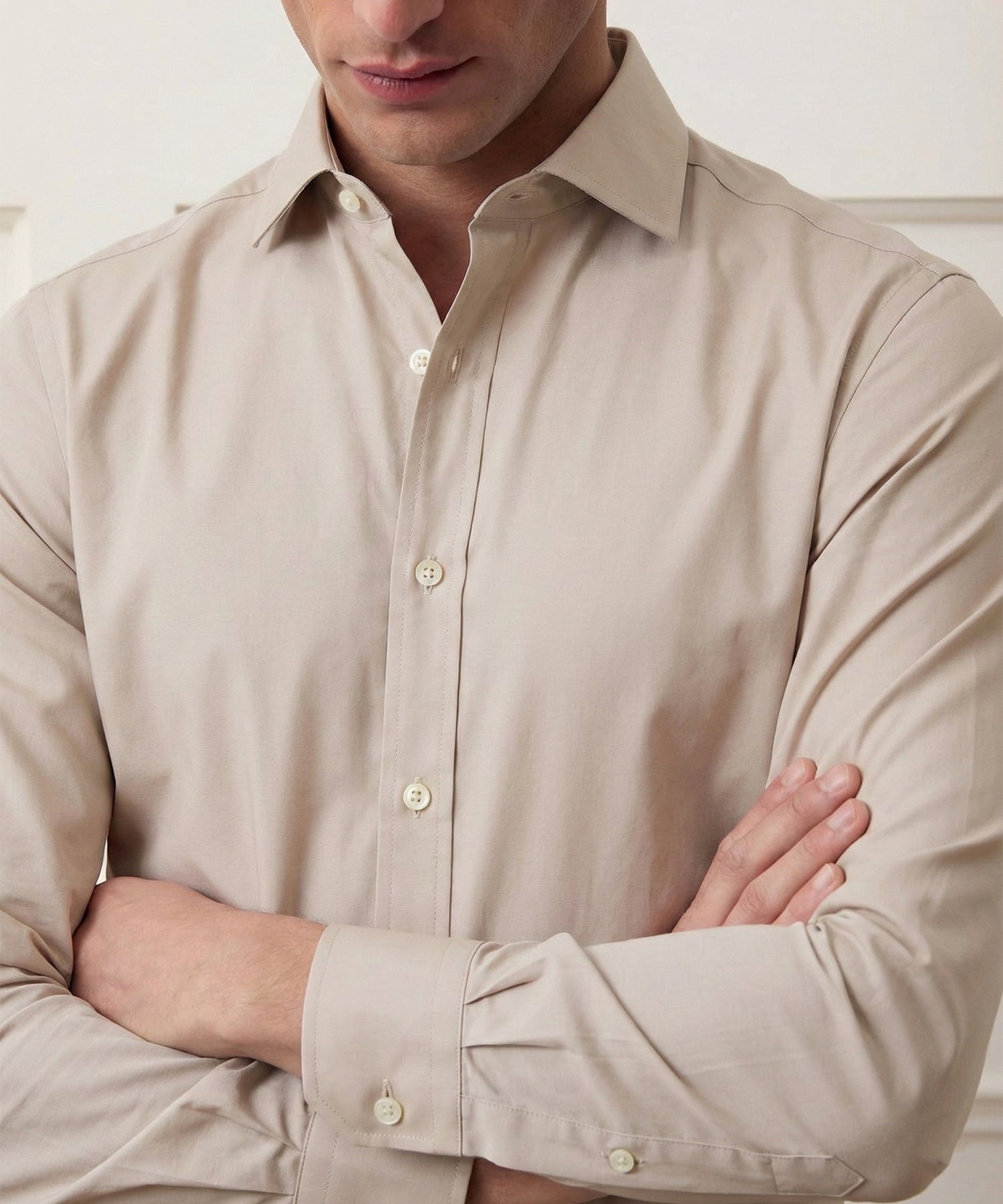 End-On-End Poplin Dress Shirt