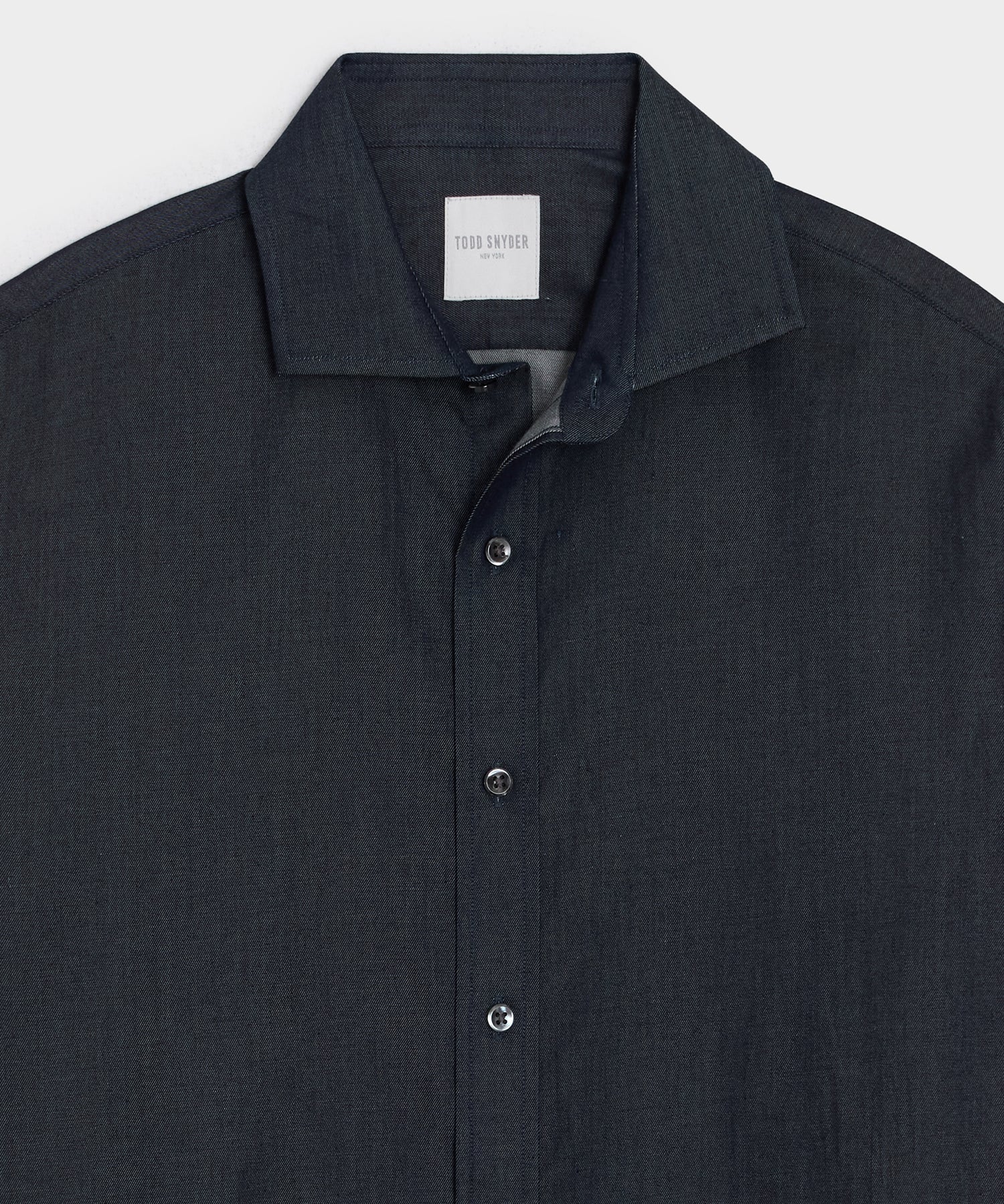 Chambray Spread Collar Dress Shirt