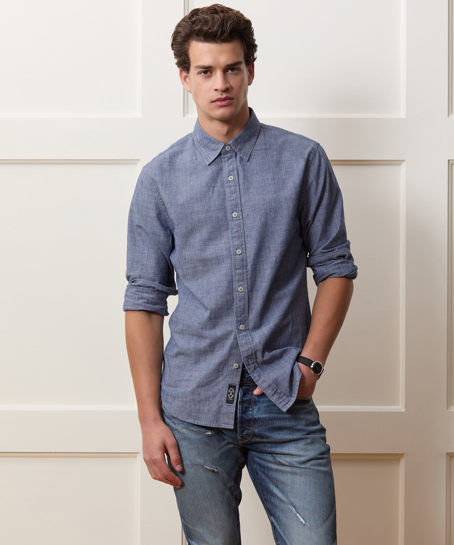 Chambray Sport Shirt