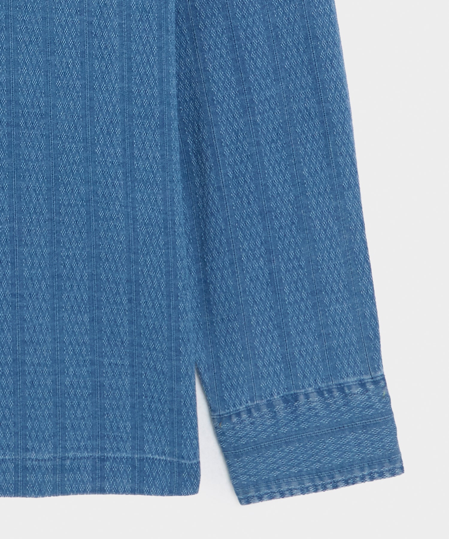 Jacquard Denim Popover