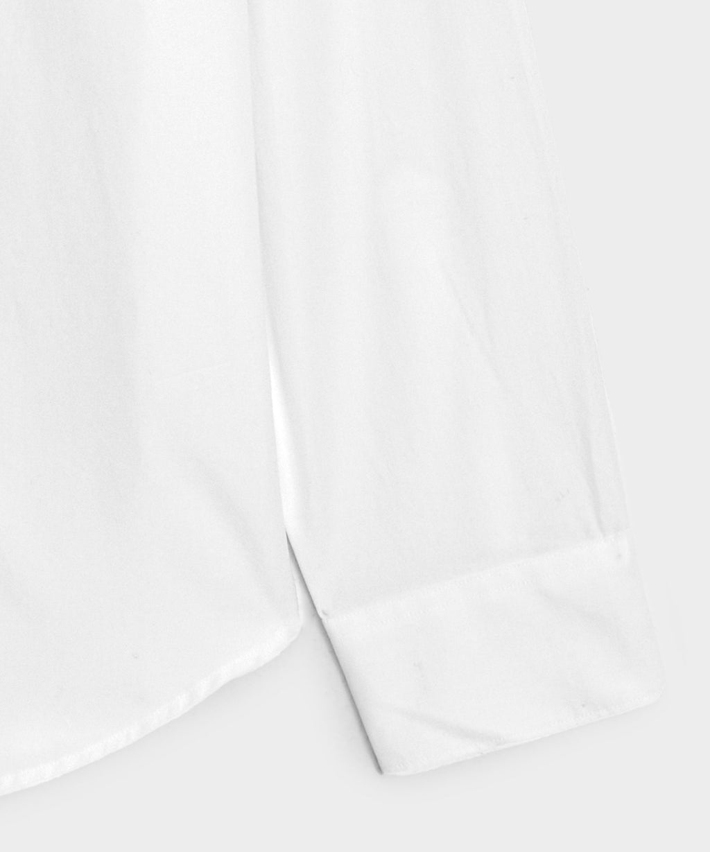 Poplin Band Collar Shirt