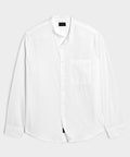 Poplin Band Collar Shirt