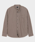 Poplin Band Collar Shirt