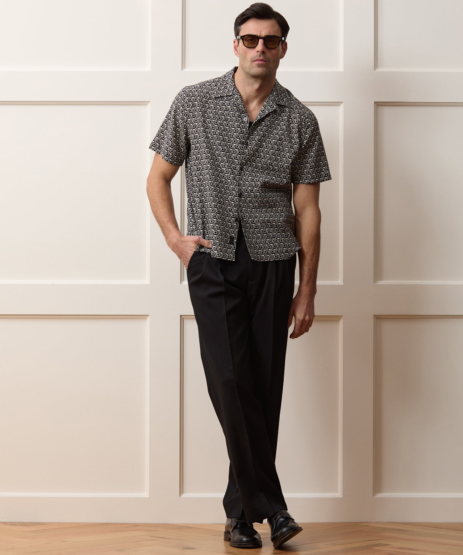 Silk-Cotton Capri Shirt