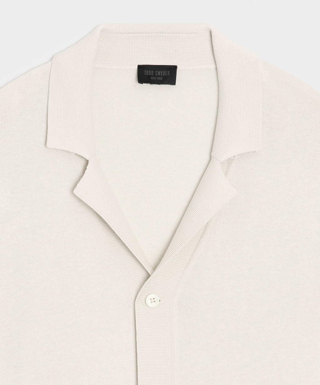 Silk-Cotton Sweater Jacket
