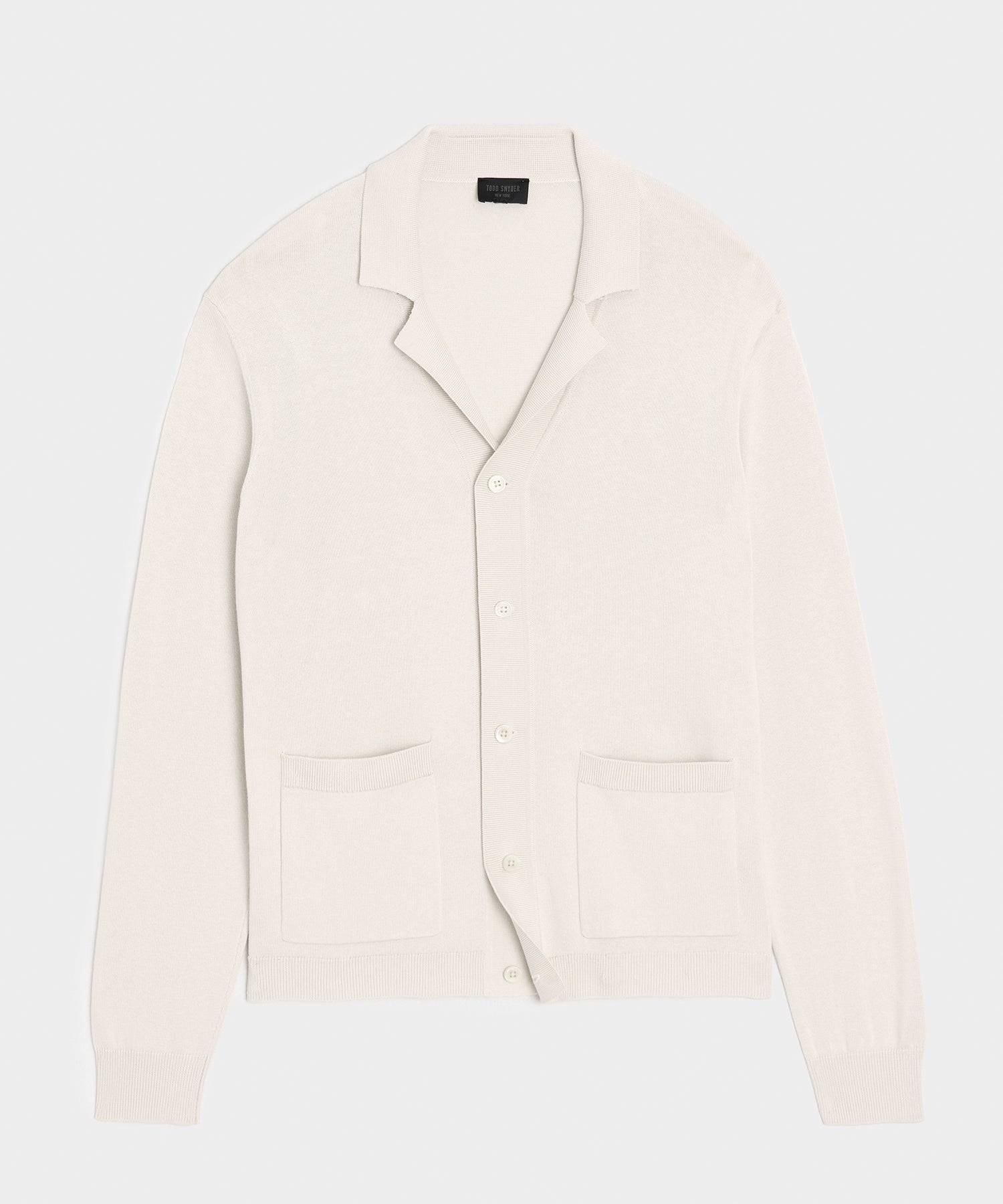 Silk-Cotton Sweater Jacket