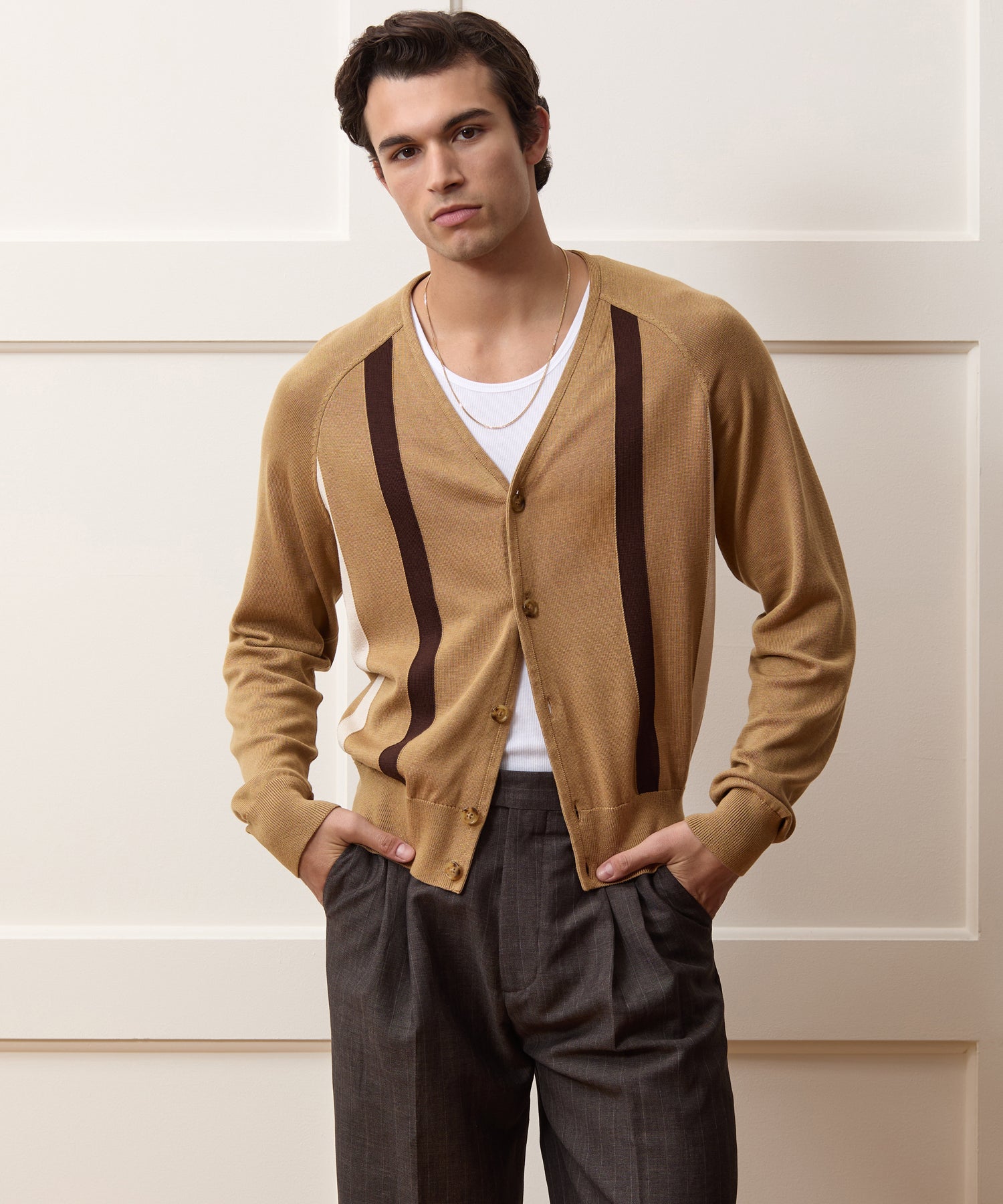 Silk-Cotton Cardigan