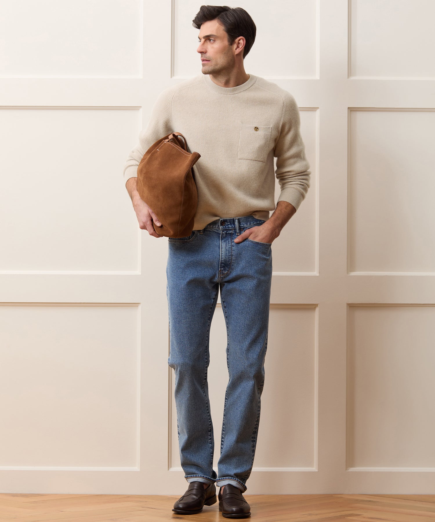 Made in Italy Cashmere Crewneck Sweater