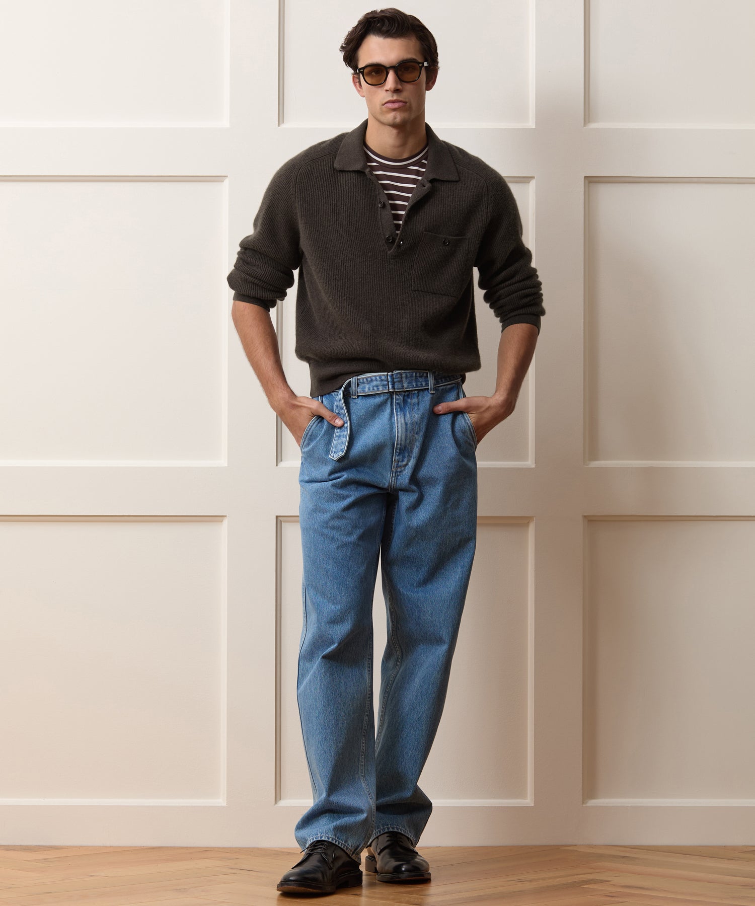 Made in Italy Cashmere Sweater Polo