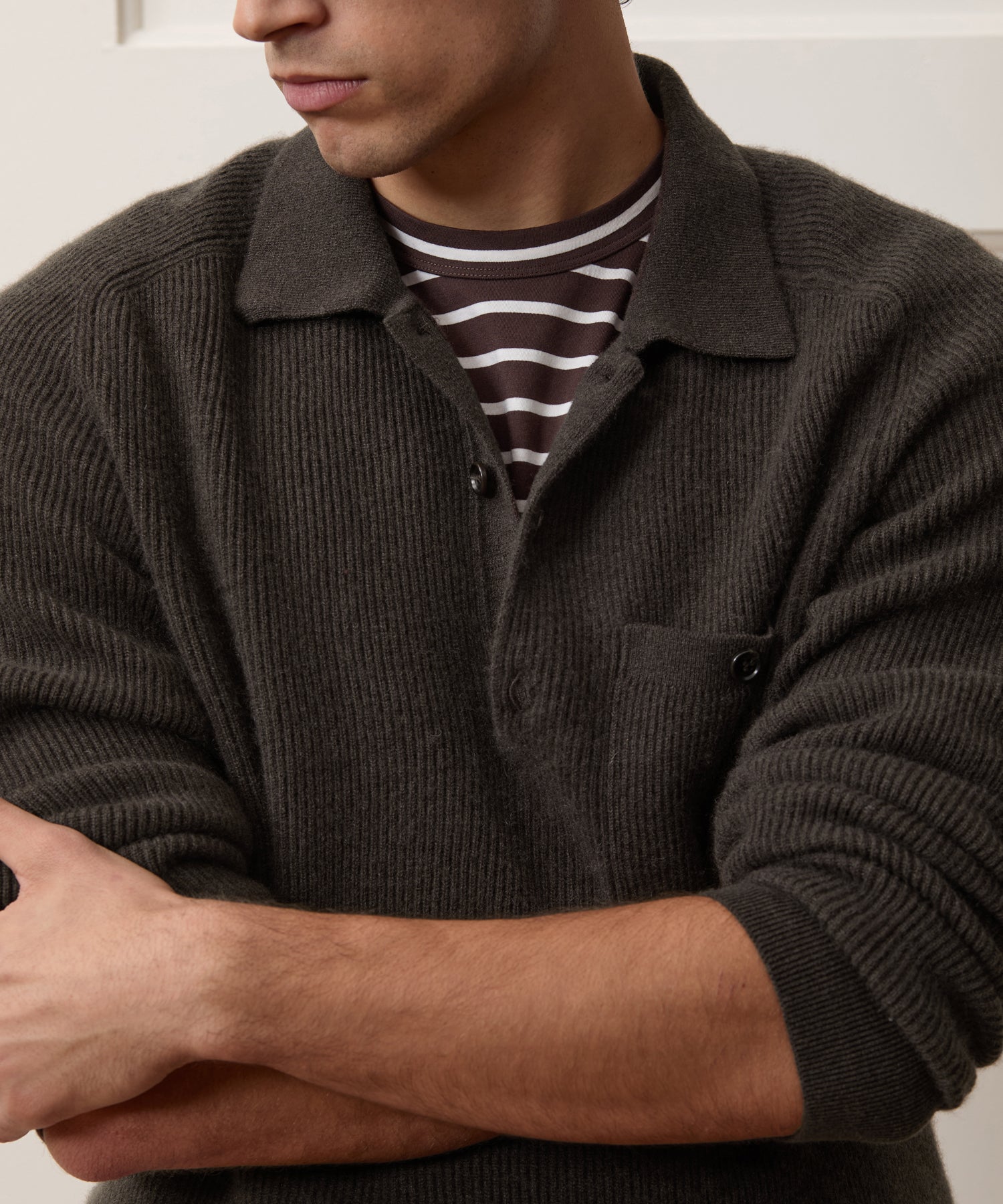 Made in Italy Cashmere Sweater Polo