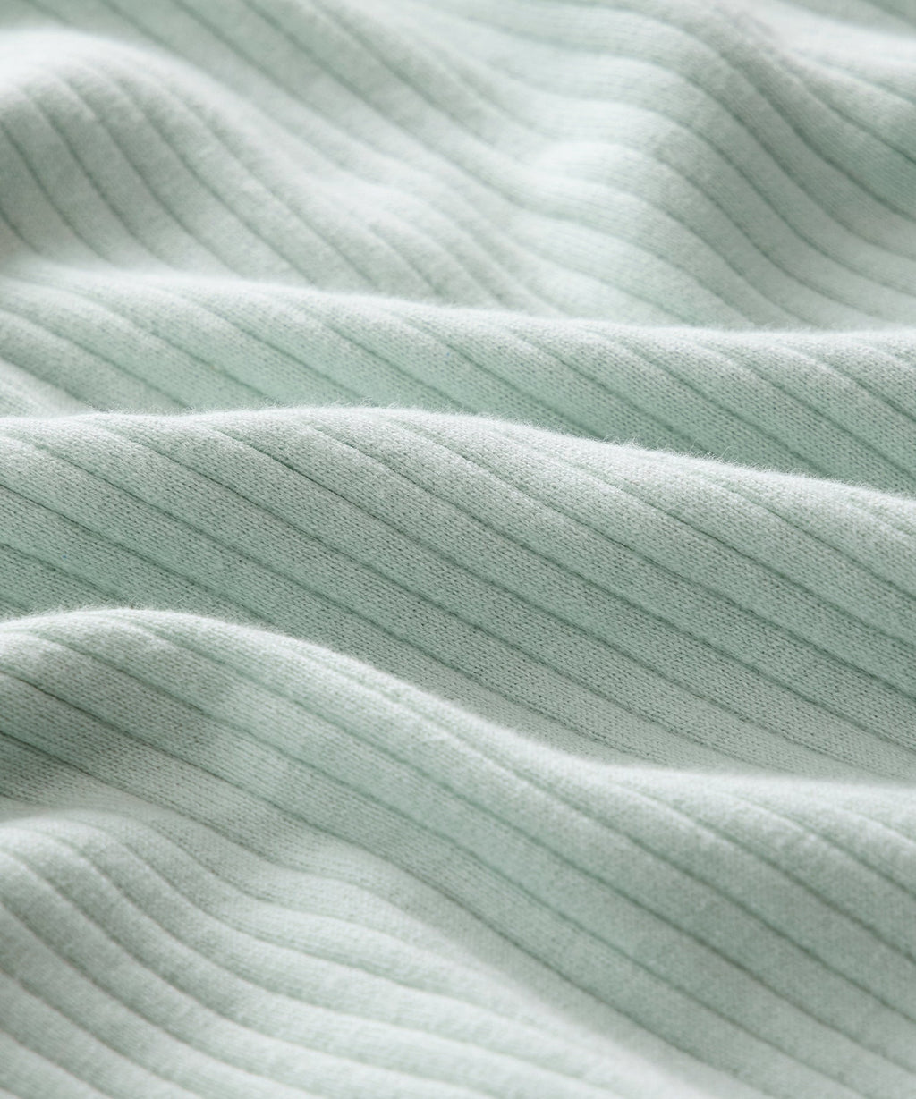 Ribbed Cotton-Cashmere Sweater Polo