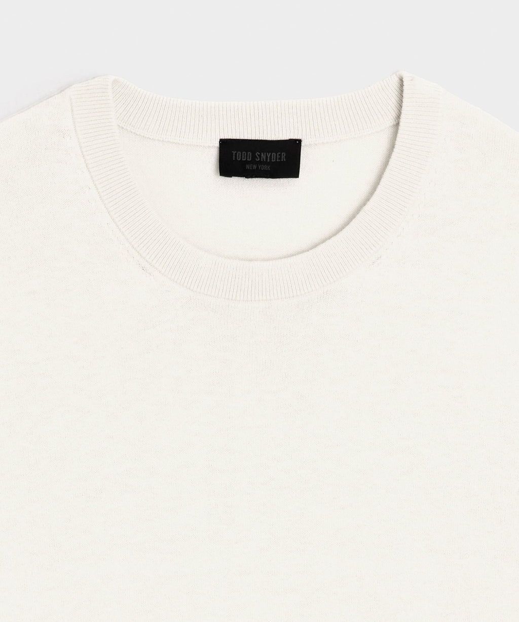 Cotton-Cashmere Crewneck Sweater