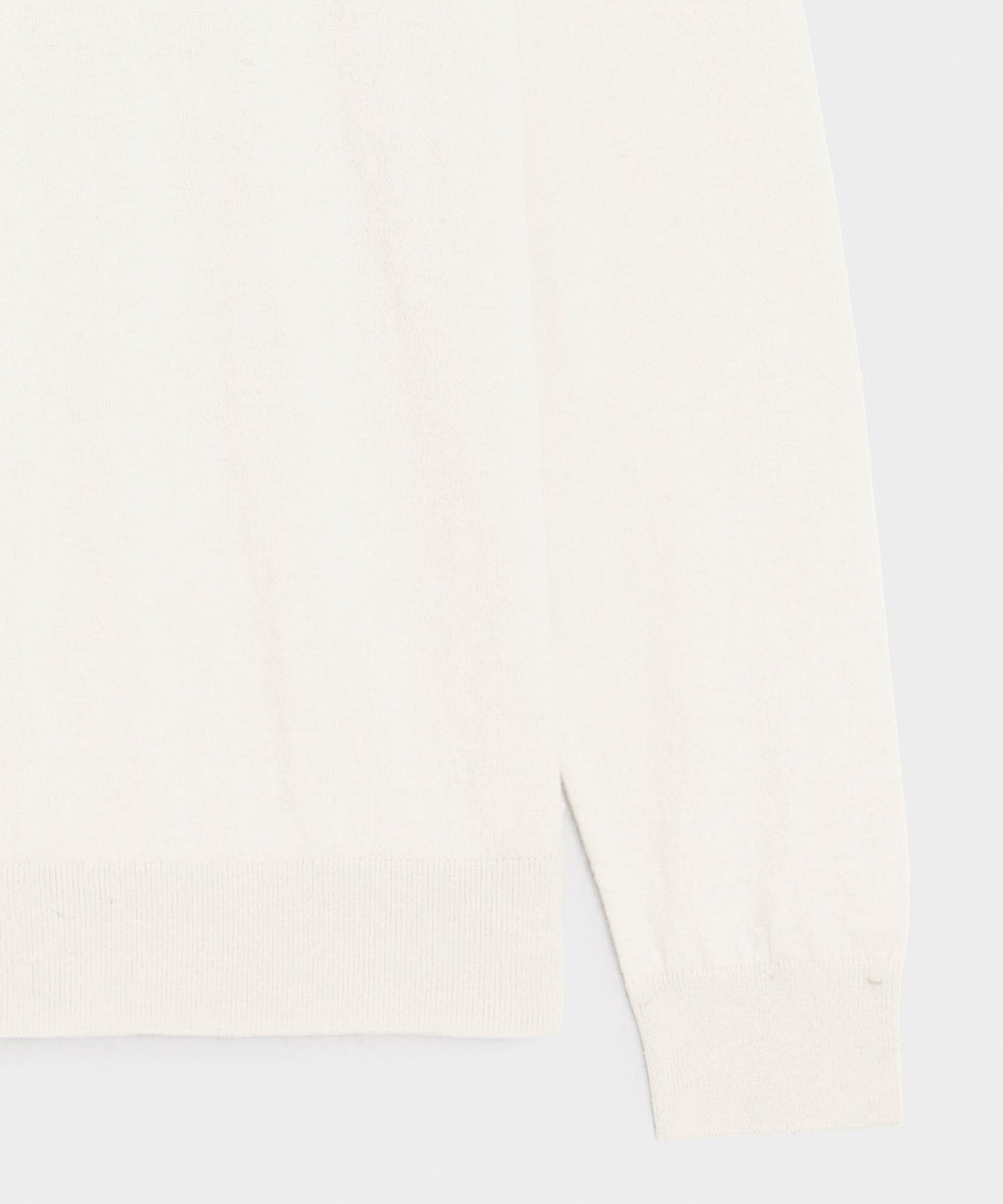 Cotton-Cashmere Crewneck Sweater